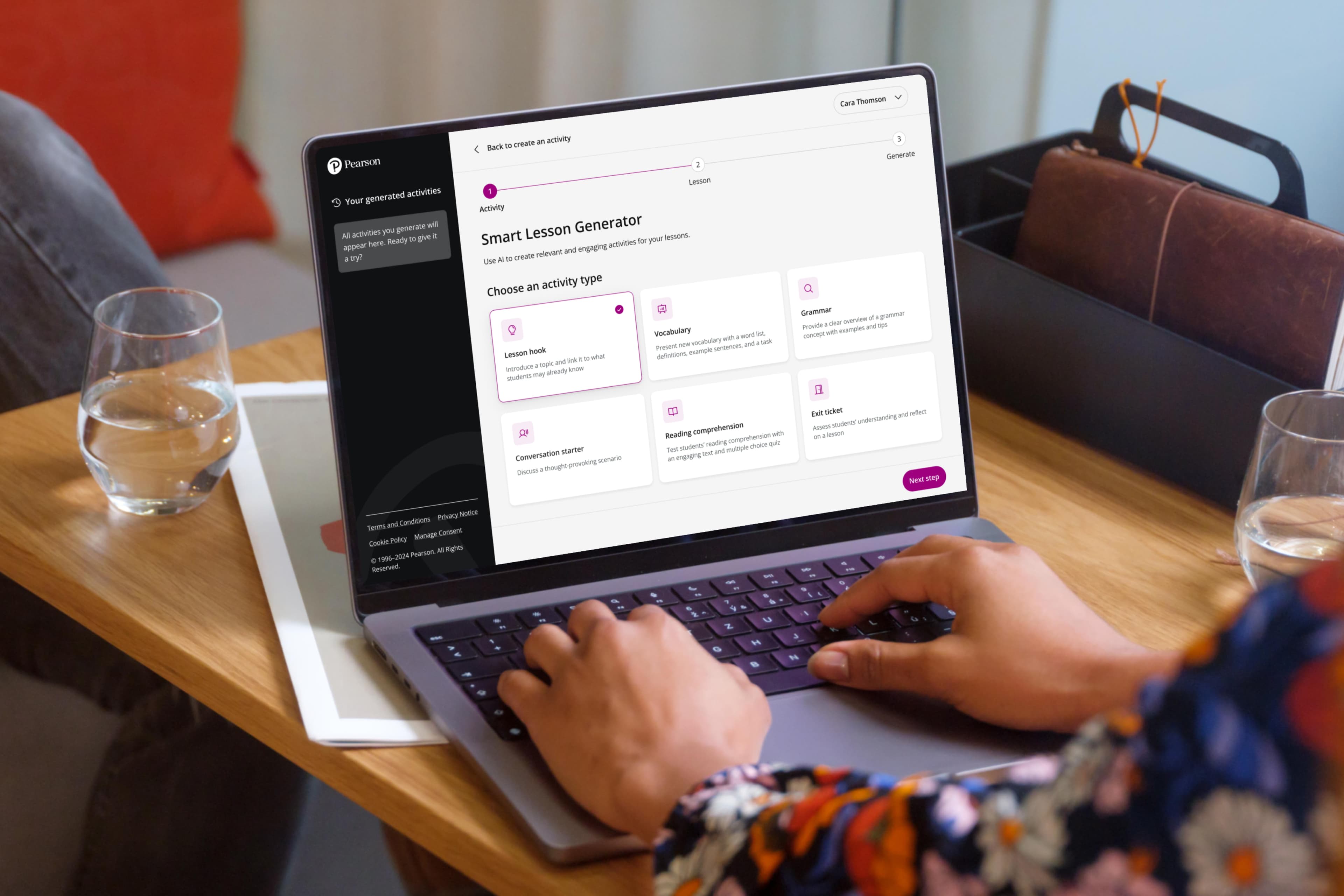 Pearson Smart Lesson Generator hero